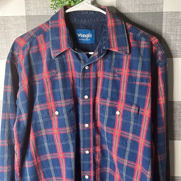 VTG Mens Western Long Sleeve Button Up - Picture 2 of 6